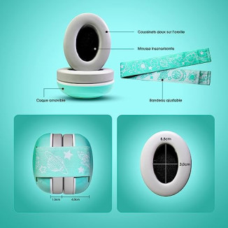 Casque anti bruit bébé Minutie Fabrique Protection auditive dès 3 mois Minutie Fabrique 2