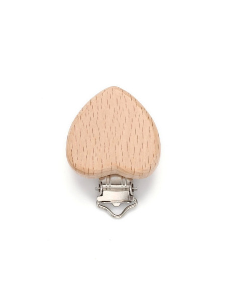 Attache tétine en bois pour bébé, 5 pièces, accessoires bébé