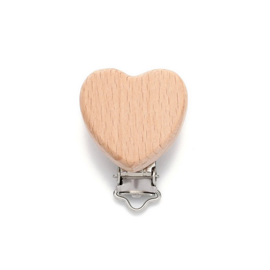 Attache tétine en bois pour bébé, 5 pièces, accessoires bébé