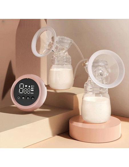 Tire-lait électrique double écran LED, sans BPA, extracteur de lait