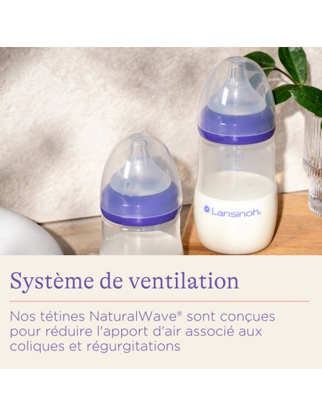 Biberon PP Natural Wave 160 Ml Lansinoh