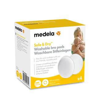 Coussinets allaitement lavables - lot de 4 Medela
