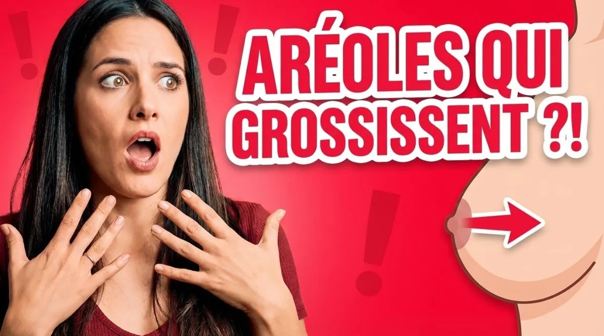 Pourquoi l'aréole grossit : causes et évolution naturelle