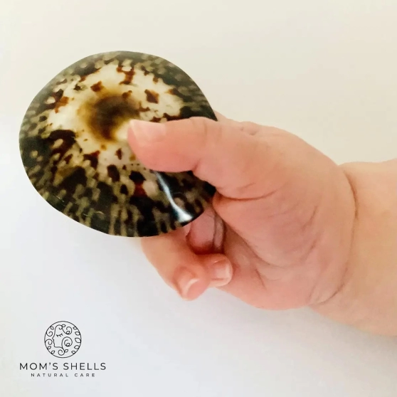 Coquillages d'allaitement MOM'S SHELLS (nacre, Made in France)