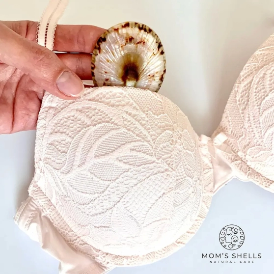 Coquillages d'allaitement MOM'S SHELLS (nacre, Made in France) - 4