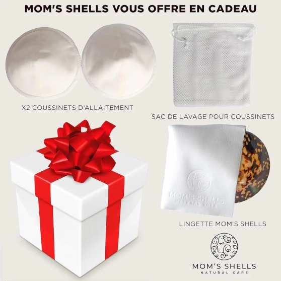 Coquillages d'allaitement MOM'S SHELLS (nacre, Made in France) - 5