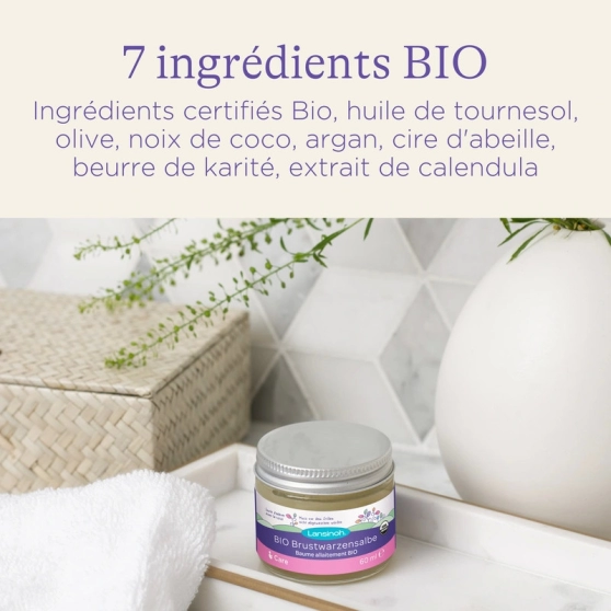 Baume d'allaitement bio Lansinoh (100% naturel, sans rinçage) - 3