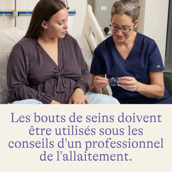 Bouts de sein Contact Lansinoh (silicone, 2 tailles) - 5