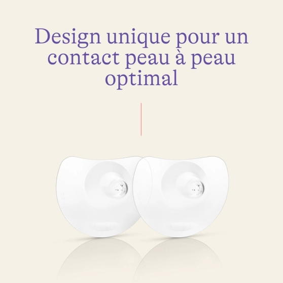 Bouts de sein Contact Lansinoh (silicone, 2 tailles) - 3