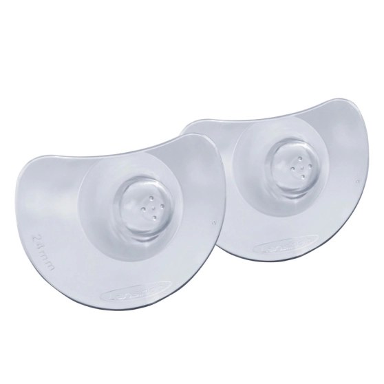 Bouts de sein Contact Lansinoh (silicone, 2 tailles)