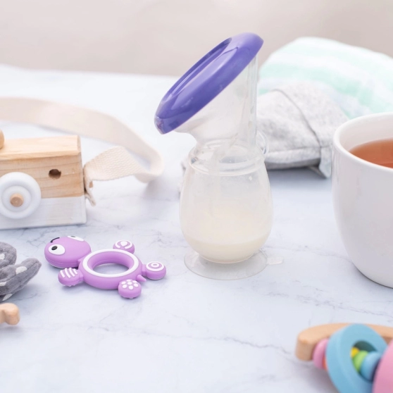 Tire-lait silicone Lansinoh - Souple et nomade - 12