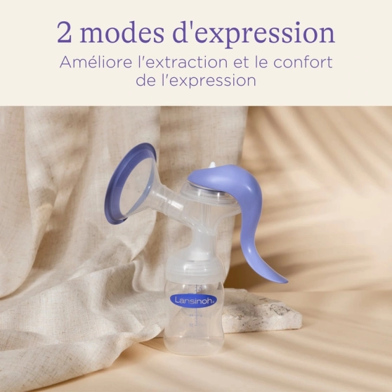 Tire-lait manuel Lansinoh - Extraction douce et silencieuse - 7