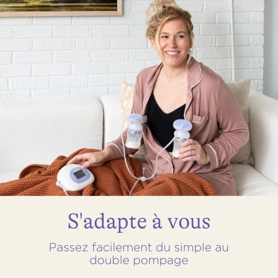 Tire-lait électrique 2-en-1 Lansinoh - Simple ou double pompage - 5