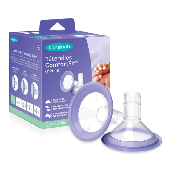 Téterelles Comfort Fit 21 mm - Lot de 2 pour tire-lait Medela