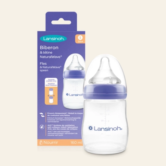 Biberon NaturalWave 160 ml Lansinoh (allaitement mixte) - 3
