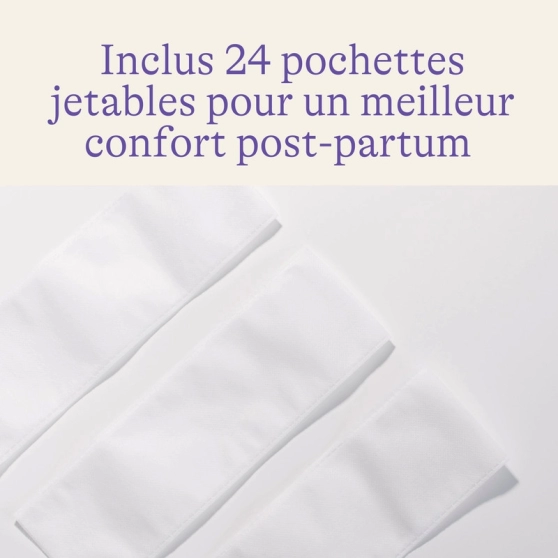 Recharges pour serviette post-accouchement apaisante - 4