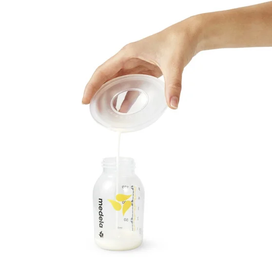 Coupelles recueil-lait Medela (lot de 2, silicone souple) - 4