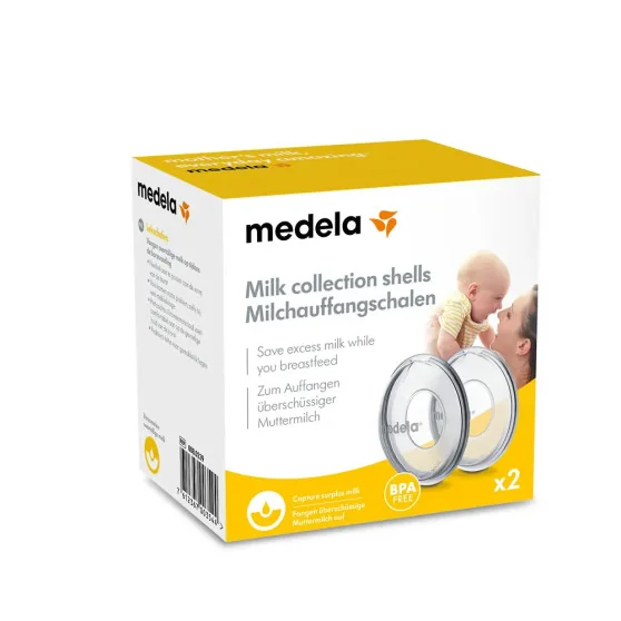 Coupelles recueil-lait Medela (lot de 2, silicone souple)