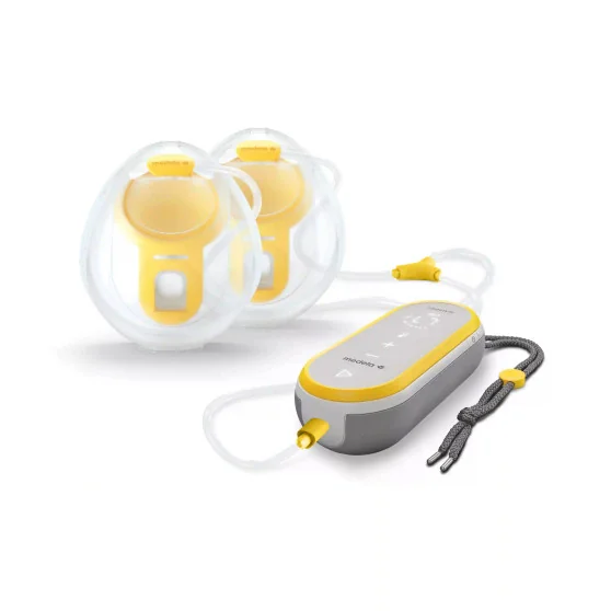 Tire-lait électrique double Medela avec coques compactes et écran digital