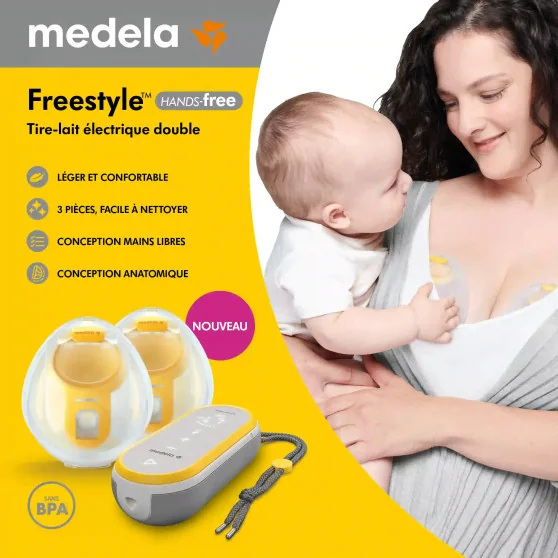 Tire-lait électrique double Freestyle Hands Free 21mm / 24mm - 5