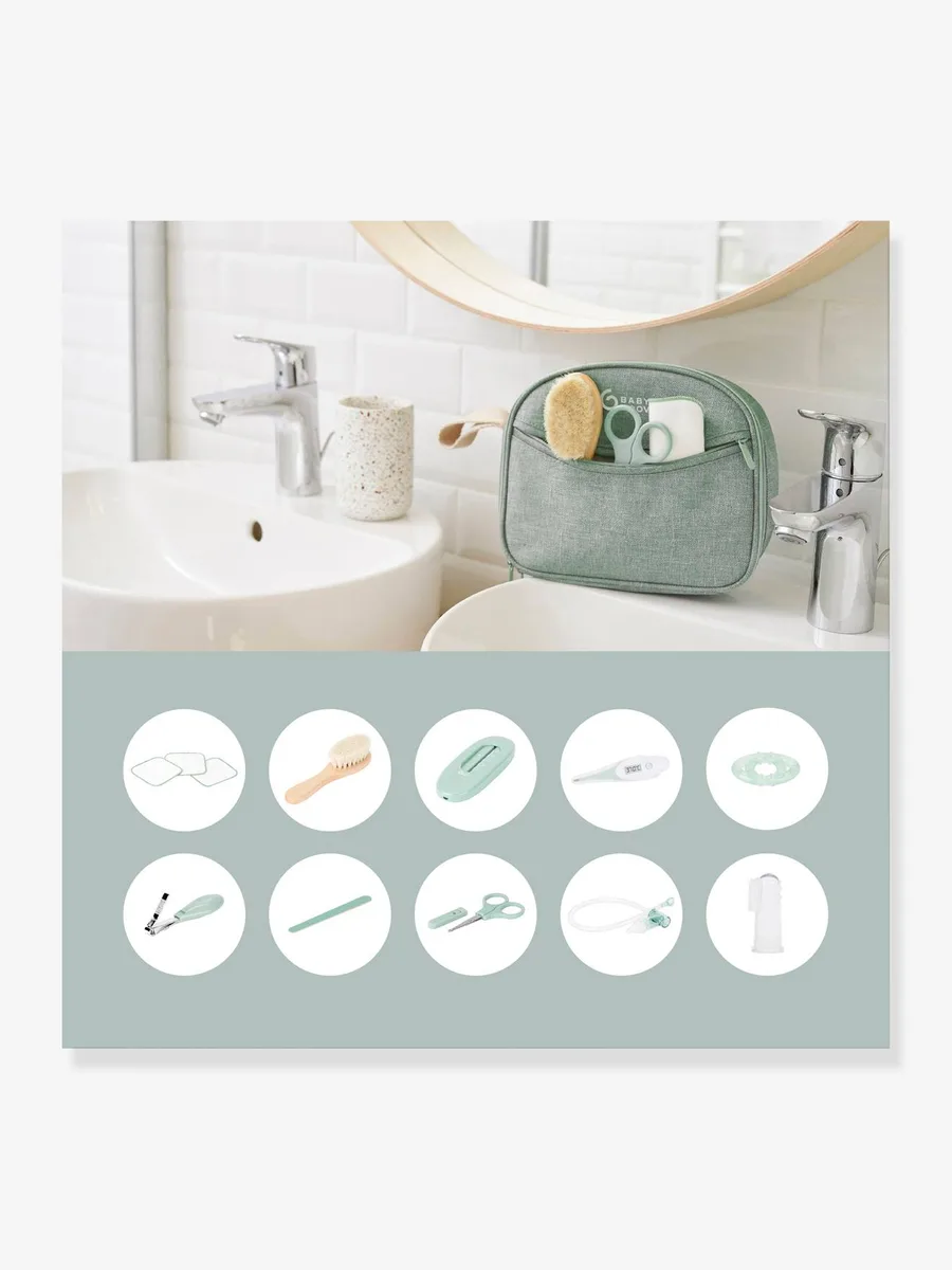 Trousse de soin 10 accessoires vert matcha - 3