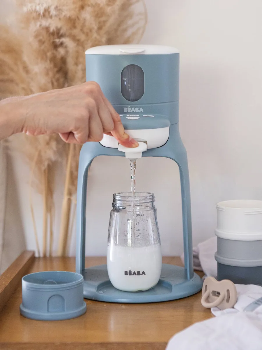 Préparateur de biberon 2 en 1 Bib'Expresso bleu