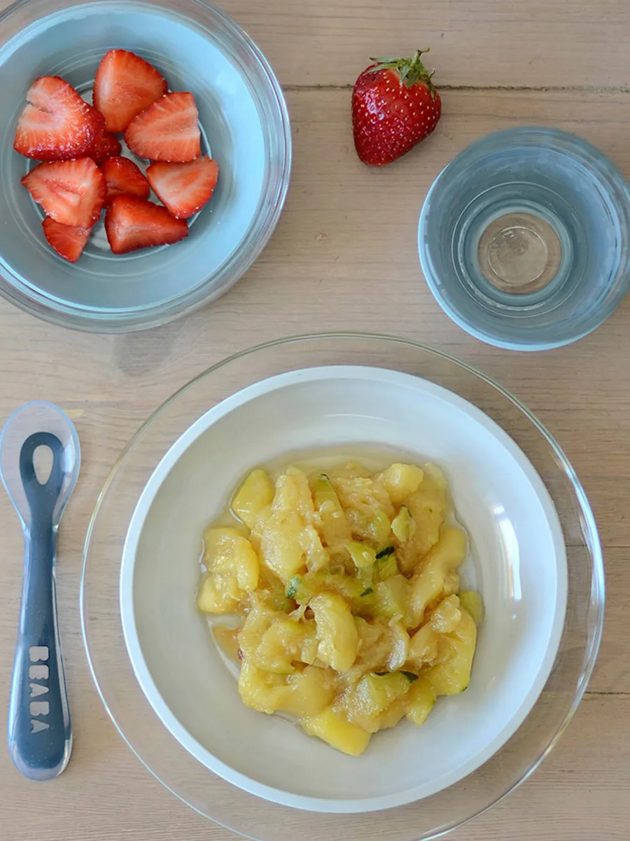 Coffret repas en verre X DURALEX bleu - 2