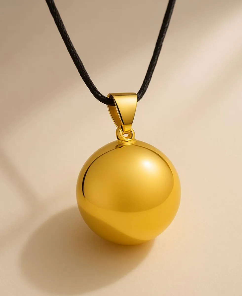 Bola De Grossesse Glossy Or