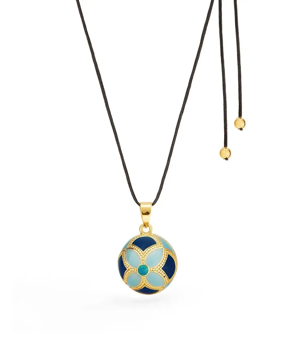 Bola De Grossesse - Byzance - Email Multicolor - Doré Or 18 Multicolore - 3