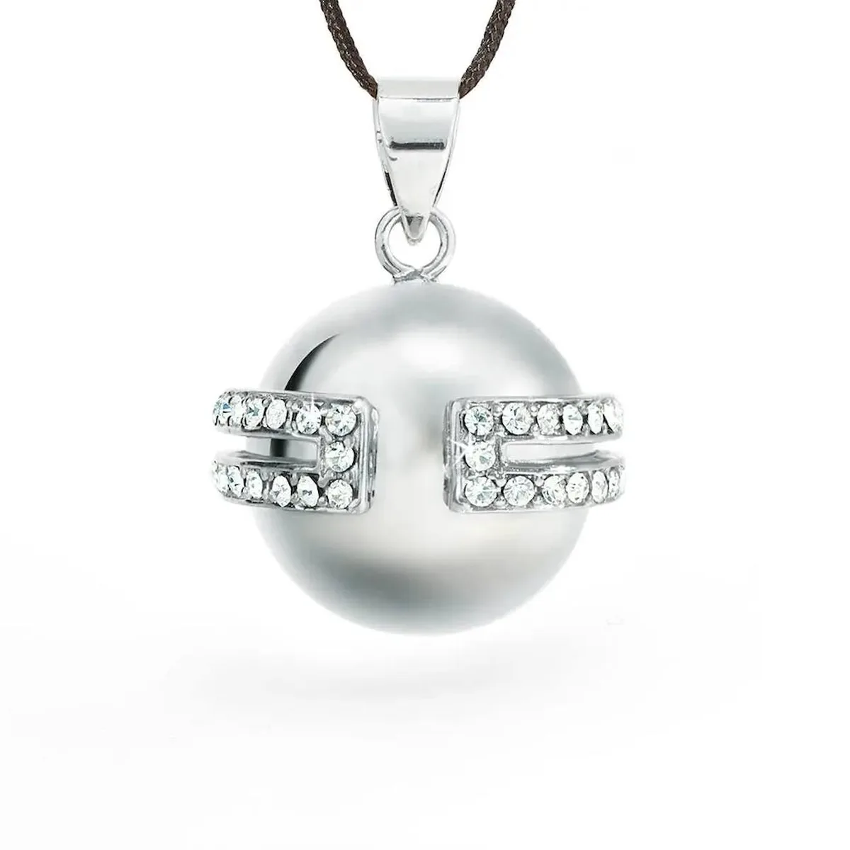 Bola De Grossesse - Déesse - Rhodium - Cristaux Rhodium