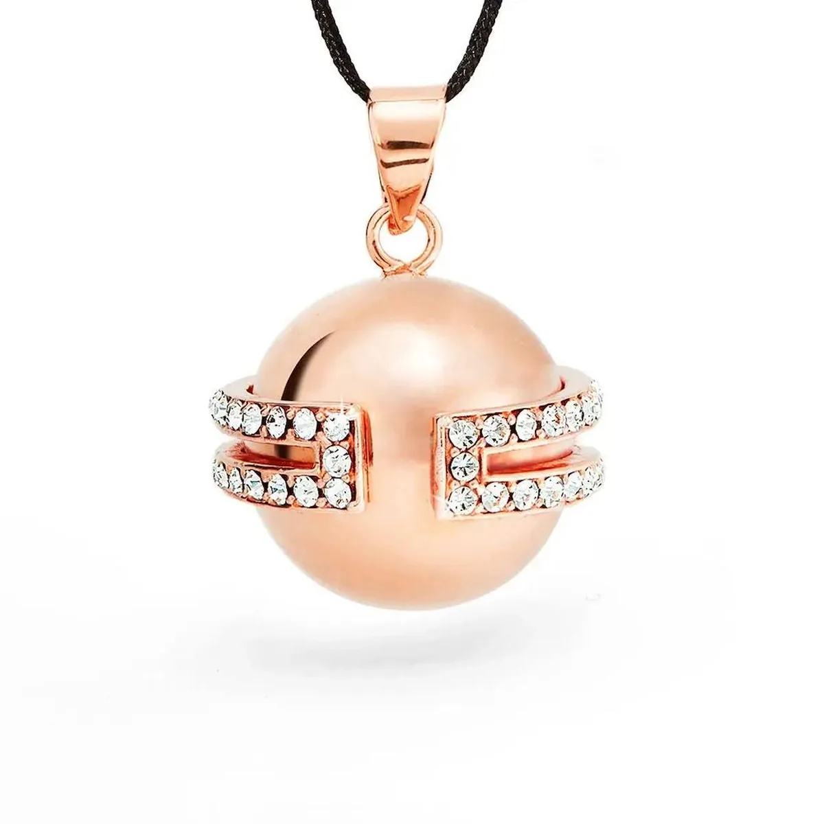 Bola De Grossesse - Déesse - Doré Or Rose - Cristaux Or Rose