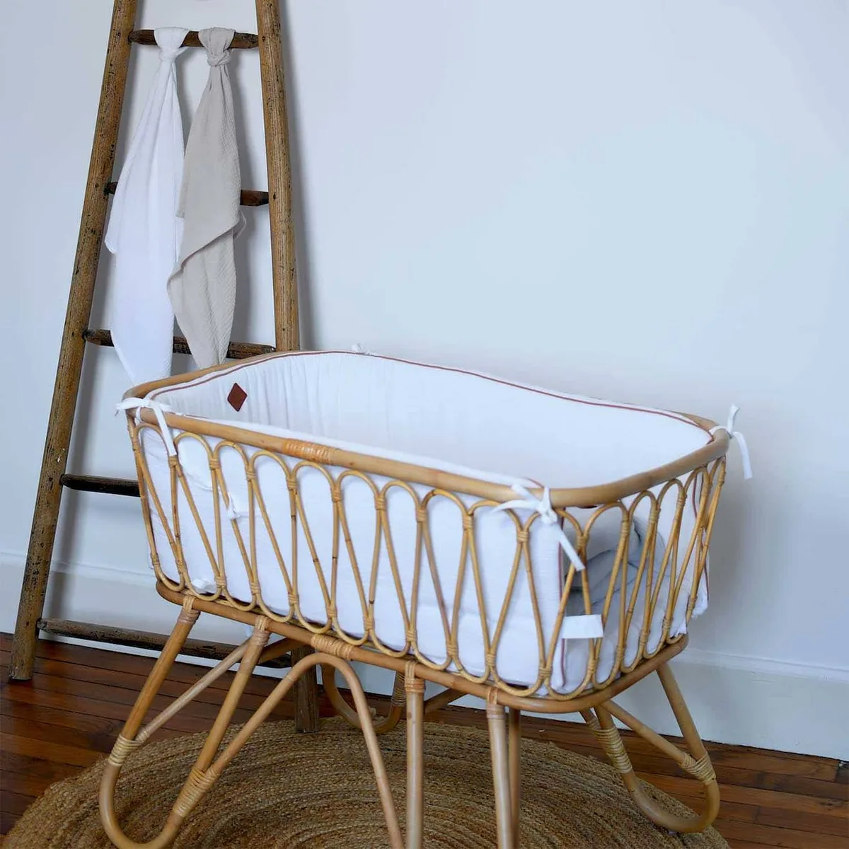 Tour De Lit Universel En Gaze De Coton Jeanne Écru - 5