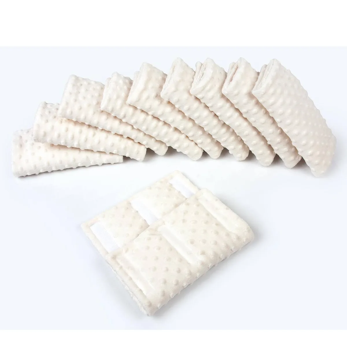 Tour De Lit Modulable 10 Pièces Extra Doux Minky Écru