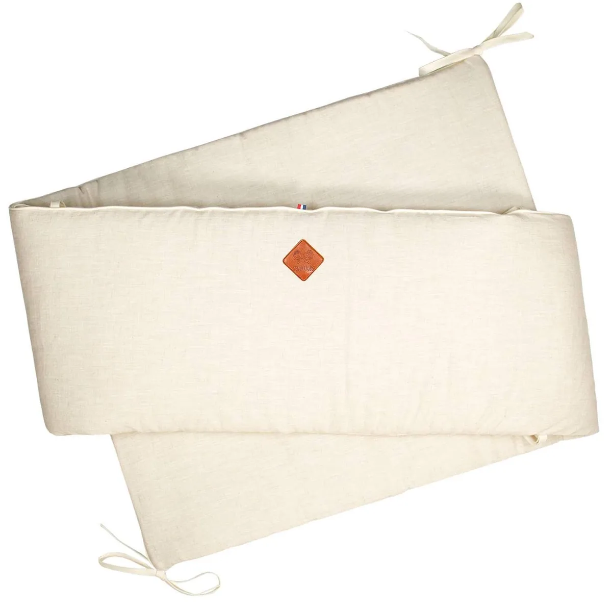 Tour De Lit Déhoussable Et Universel En Lin Écru - 4