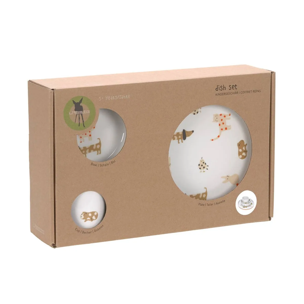 Coffret Repas En Porcelaine Little Mateys Blanc - 3