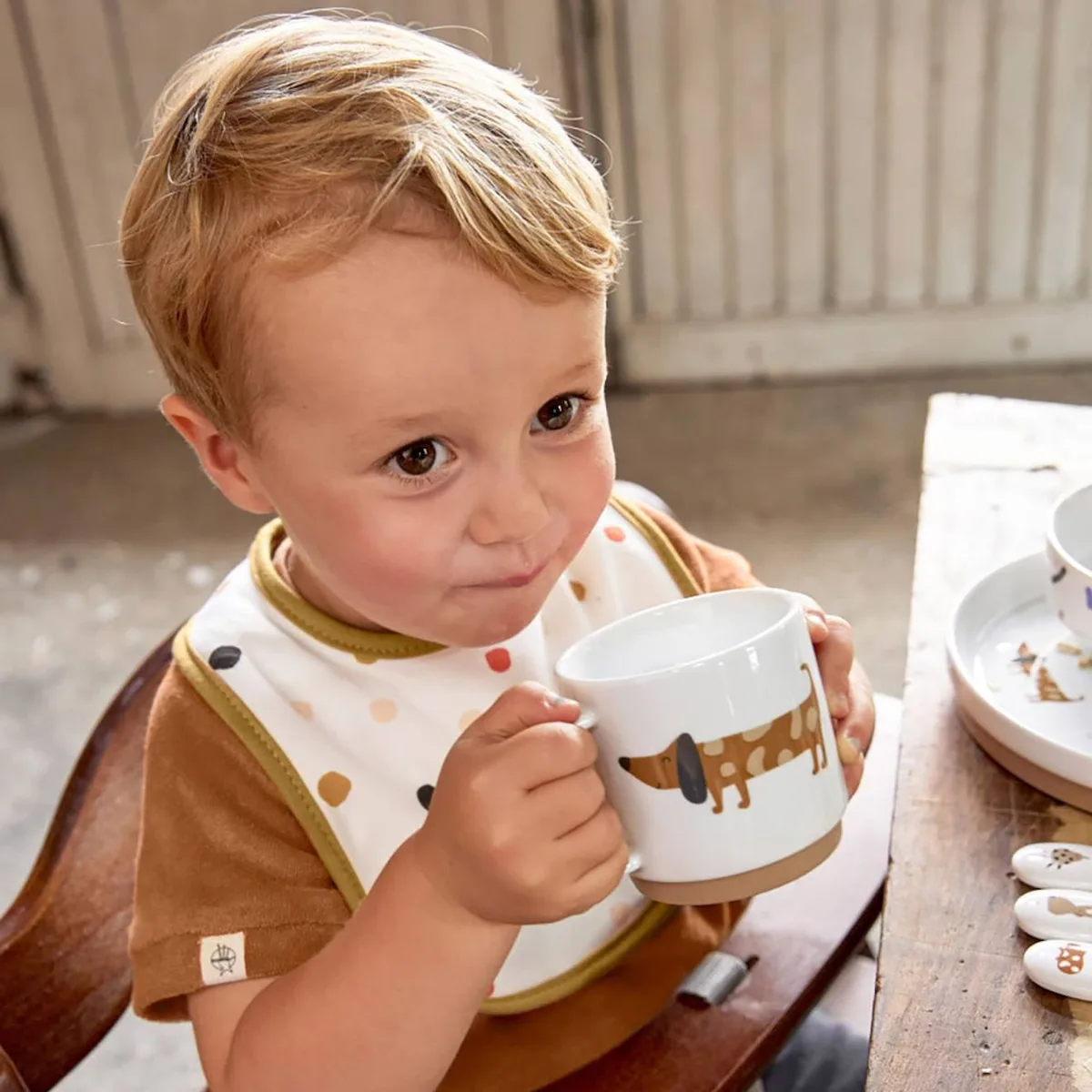 Coffret Repas En Porcelaine Little Mateys Blanc - 6