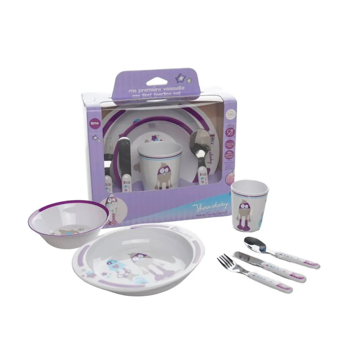 Coffret Ma Première Vaisselle Violet