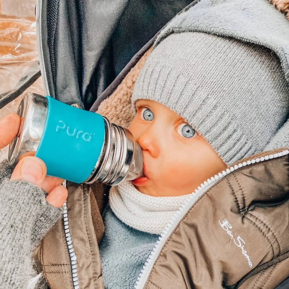 Biberon En Inox 150 Ml Rose - 2