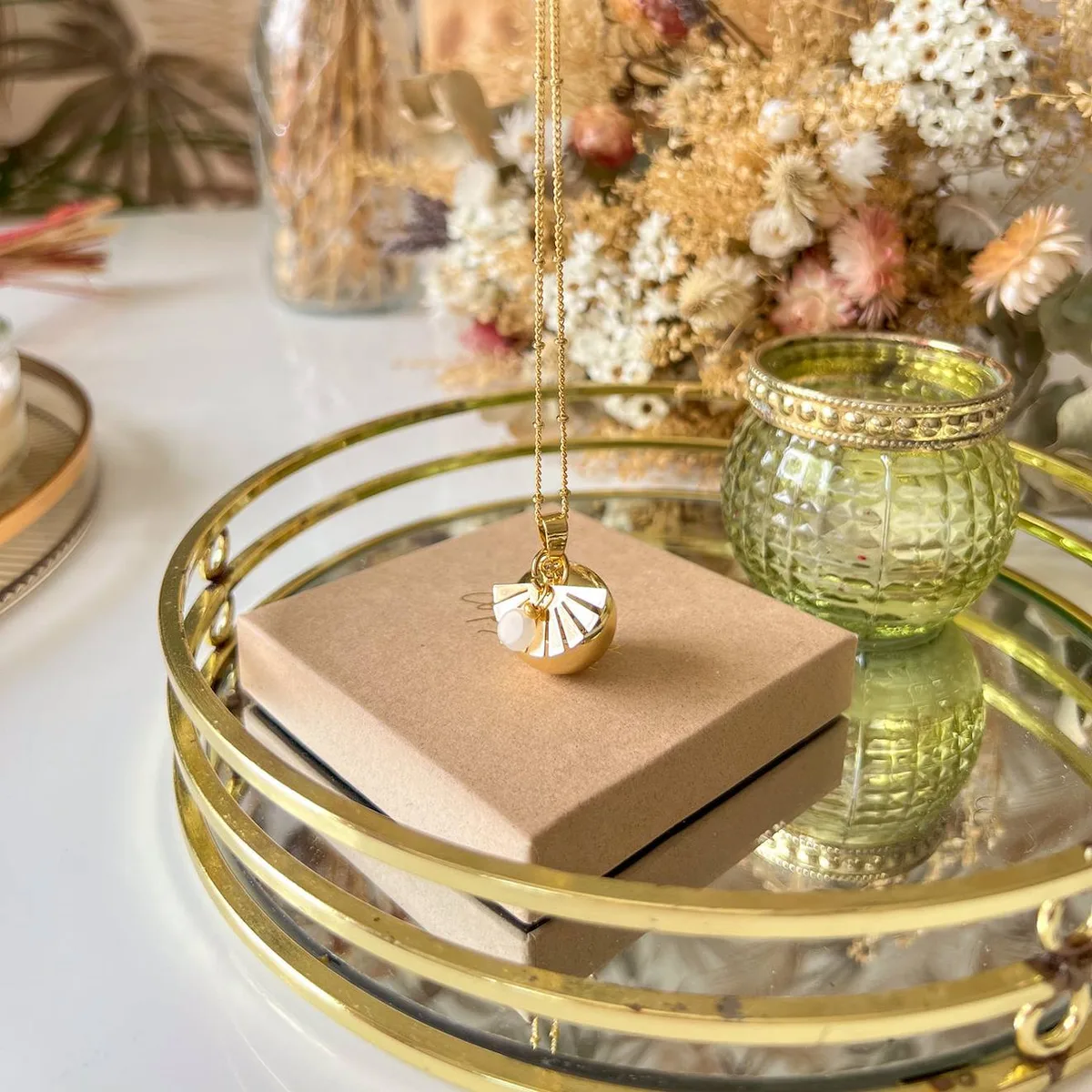 Bola De Grossesse Or Brossé Cristal Or - 3