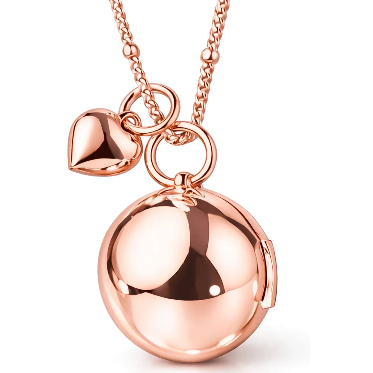 Collier Bola De Grossesse Battement De Cœur Rose