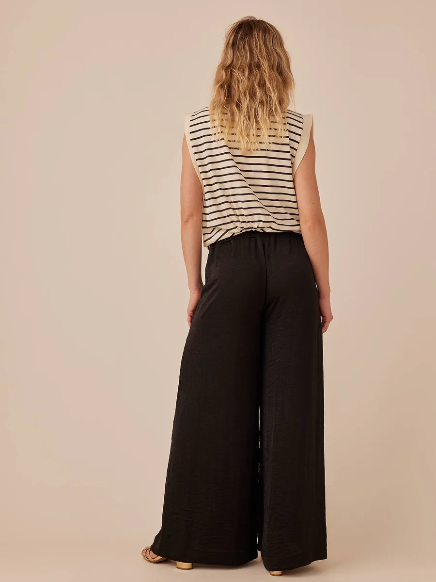 Tee-shirt grossesse sans manches à épaulettes Envie de Fraise écru - 3