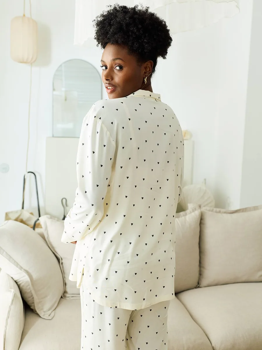 Pyjama de grossesse et d'allaitement écru - 3