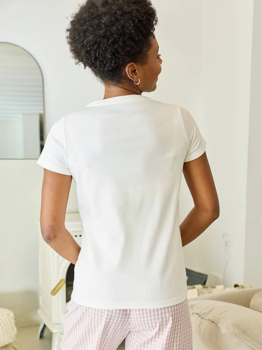 Pyjama allaitement à personnaliser rose