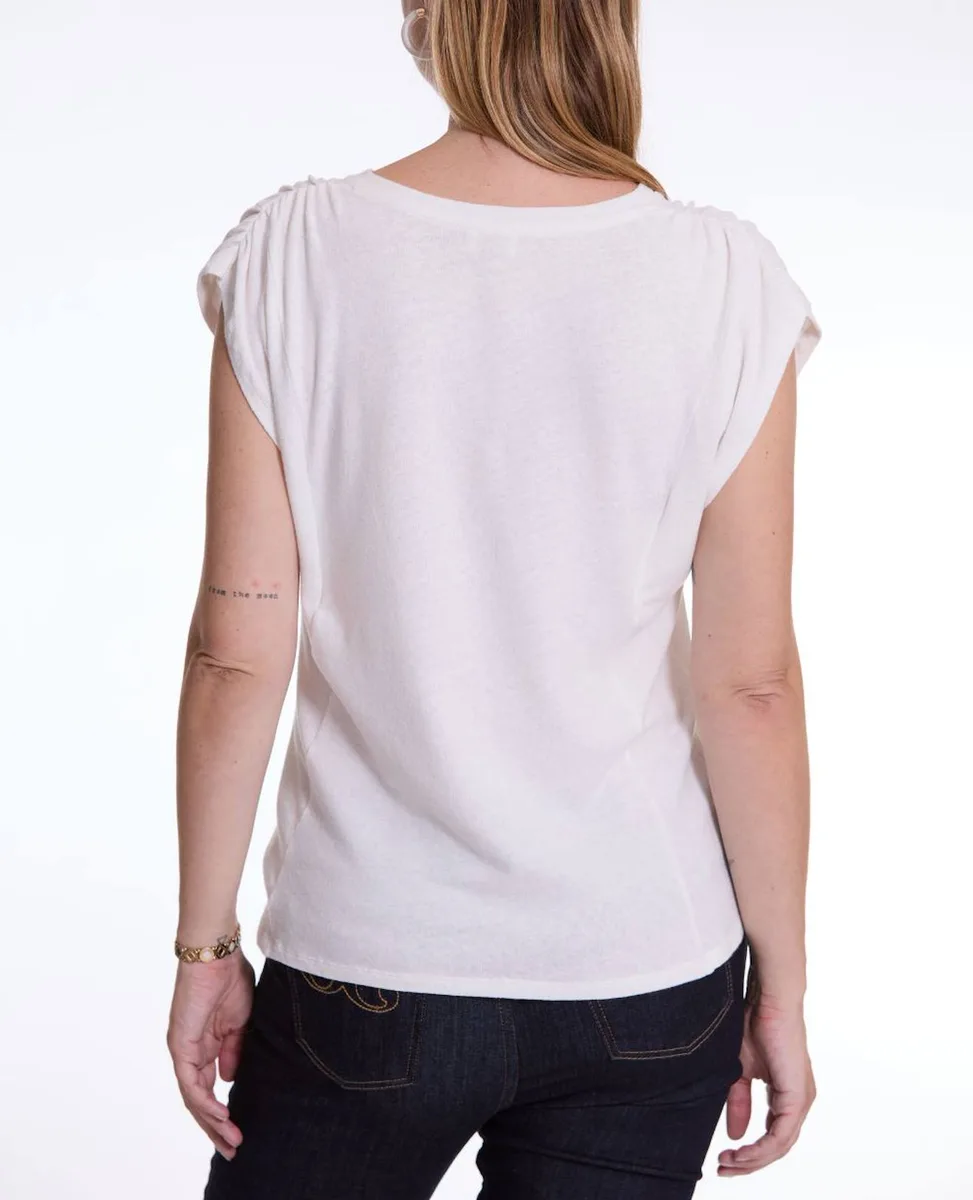 T-shirt De Grossesse Et D'allaitement Lucile Naturel - 3