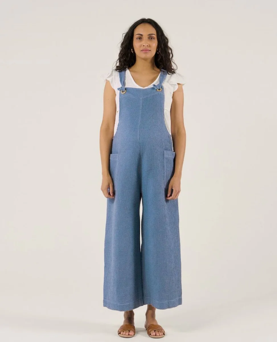 Salopette De Maternité Et D'allaitement Maya Bleu