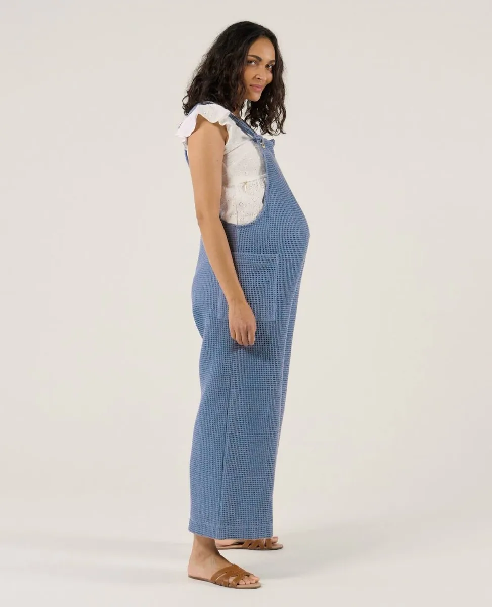 Salopette De Maternité Et D'allaitement Maya Bleu