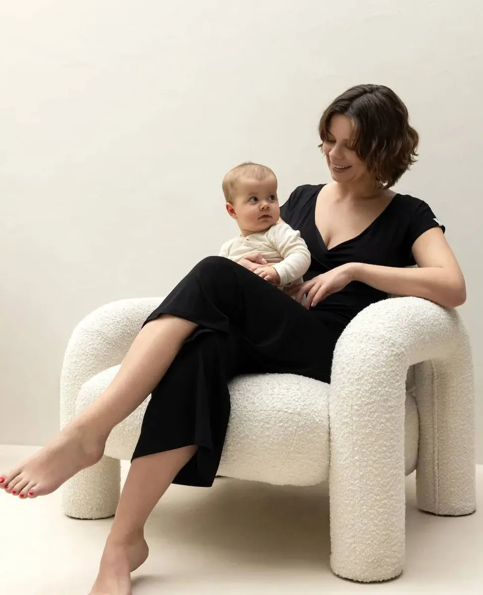 Tunique De Grossesse Et D'allaitement Origin Noir - 3