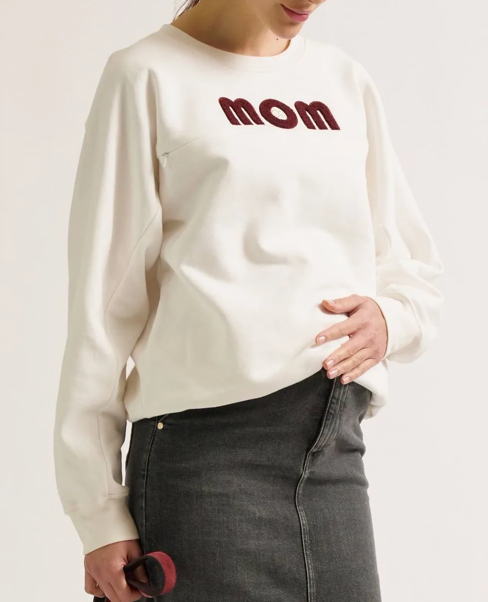 Sweat De Grossesse Et Allaitement Mom Ivoire