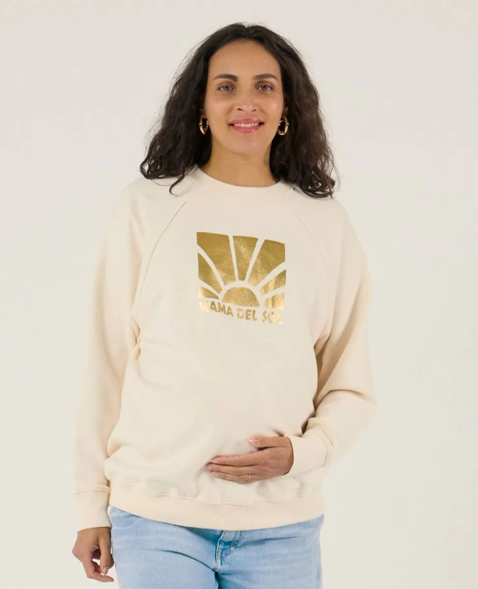 Sweat D'allaitement Sunny Ecru