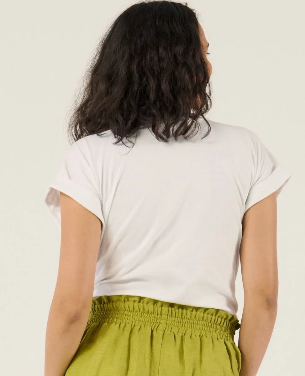 T-shirt D'allaitement Mama Del Sol Blanc - 3